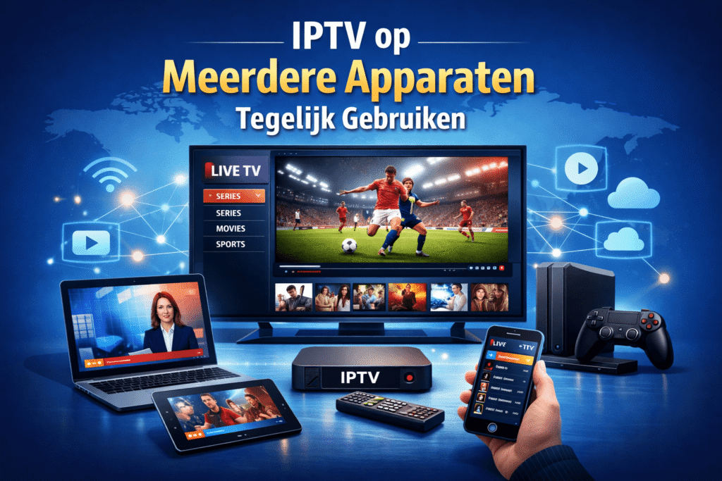 IPTV op Meerdere Apparaten Tegelijk Gebruiken 1 IPTV op Meerdere Apparaten Tegelijk Gebruiken